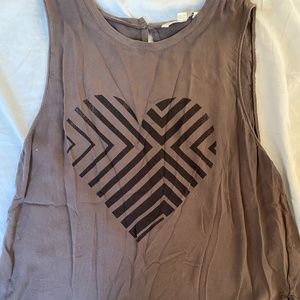 American Eagle, dark grey, tank top